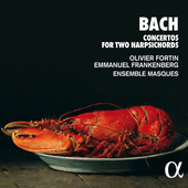 Album artwork for Bach: CONCERTOS FOR TWO HARPSICHORDS