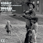 Album artwork for Dvorak & Kodaly: DUOS FOR VIOLIN AND CELLO