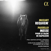 Album artwork for Mozart: Requiem - Paisiello: Messe pour le sacre d