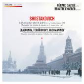 Album artwork for Gerard causse: Viola Music of Shostakovich, Glazun
