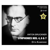 Album artwork for Bruckner: Symphonies 4, 6 & 7 / Klemperer