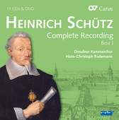 Album artwork for Schütz: Complete Recordings vol. 1 / Rademann