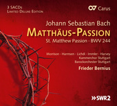 Album artwork for Bach: ST. MATTHEW PASSION / Bernius