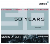 Album artwork for Wergo 50 Years (1962-2012) - Music of Our Time