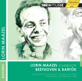 Album artwork for Maazel conducts Beethoven & Bartok
