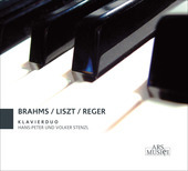 Album artwork for BRAHMS LISZT & REGER PIANO DUETS