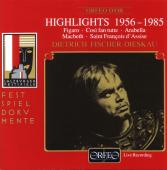 Album artwork for Highlights 1956-1985, Dietrich Fischer-Dieskau