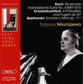 Album artwork for Musikalische Oper BWV 1079 Ricercare; Franzsische