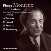 Album artwork for PIERRE MONTEUX: IN BOSTON