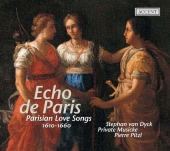 Album artwork for ECHO DE PARIS: PARISIAN LOVE SONGS 1610 - 1660