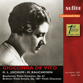 Album artwork for Berlin Recordings, 1951 & 1954 / Gioconda De Vito