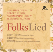 Album artwork for Beethoven, Britten & Haydn: FolksLied (Live)