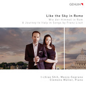 Album artwork for Liszt: Like the Sky in Rome - A Journey to Italy i
