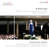Album artwork for A Portrait: Works by Ravel, Tchaikovsky, Dvorák,