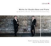 Album artwork for Works for Doublebass: Brahms, Bruch, Glière etc