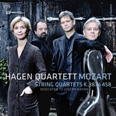 Album artwork for Mozart: String Quartets, K. 387 & 458