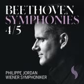 Album artwork for Beethoven: Symphonies Nos. 4 & 5 / Jordan