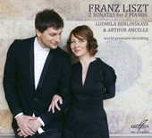 Album artwork for LISZT: 2 SONATAS FOR 2 PIANOS