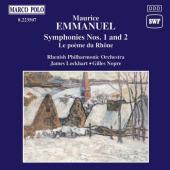 Album artwork for Emmanuel: Symphonies 1 & 2