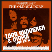 Album artwork for Todd Rundgren & Utopia - Live At The Old Waldorf, 