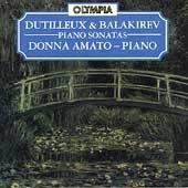 Album artwork for Piano Sonatas by Dutilleux & Balakirev / Amato