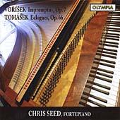 Album artwork for Chris Seed plays piano works by Vorisek & Tomasek
