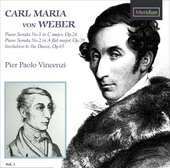 Album artwork for Weber: Piano Sonatas Nos. 1-2 - Invitation to the