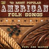 Album artwork for 40 Most Popular American Folk Songs