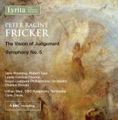 Album artwork for Fricker: The Vision of Judgement - Symphony No. 5