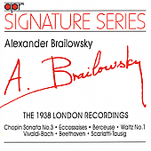 Album artwork for Alexander Brailowsky: The 1938 London HMV Recordin