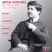 Album artwork for Artur Schnabel: The 1946-47 HMV solo recordings