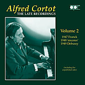 Album artwork for ALFRED CORTOT: THE LATE RECORDINGS