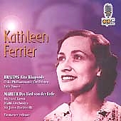 Album artwork for KATHLEEN FERRIER SINGS BRAHMS AND MAHLER
