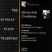 Album artwork for THE RUSSIAN PIANO TRADITION : HEINRICH NEUHAUS