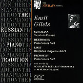 Album artwork for THE RUSSIAN PIANO TRADITION: EMIL GILELS