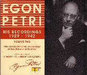 Album artwork for Egon petri: His recordings 1929-1942, Volume Two