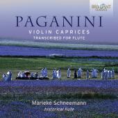 Album artwork for Paganini: Violin Caprices transcribed for Flute