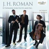 Album artwork for J.H. Roman: 2 SONATAS FOR FLUTE & CONTINUO