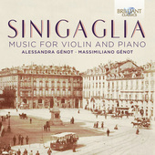 Album artwork for Sinigaglia: MUSIC FOR VIOLIN AND PIANO