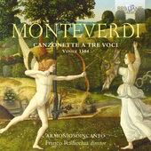 Album artwork for Monteverdi: Canzonette a tre voci