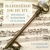 Album artwork for Barriere - De Bury - Pieces pour clavecin