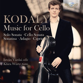 Album artwork for Kodály: Music for Cello / Vardai