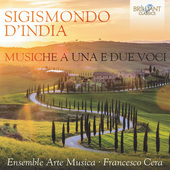 Album artwork for D'India: Musiche a una e due voci