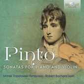 Album artwork for Pinto: Sonatas for Piano and Violin