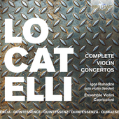 Album artwork for Locatelli: COMPLETE VIOLIN CONCERTOS