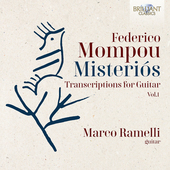 Album artwork for Mompou: Misteriós, Transcriptions for Guitar, Vol