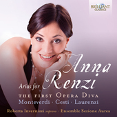 Album artwork for Arias for Anna Renzi: The First Opera Diva