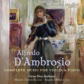 Album artwork for D'Ambrosio: Complete Music for Violin & Piano