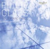 Album artwork for Glass: Solo Piano Music / van Veen