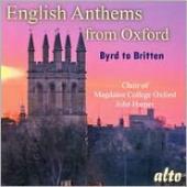 Album artwork for English Anthems from Oxford: Byrd to Britten
